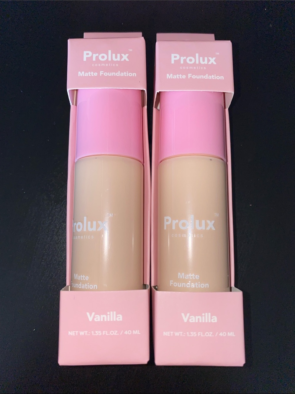 Prolux Matte Foundation VANILLA Set